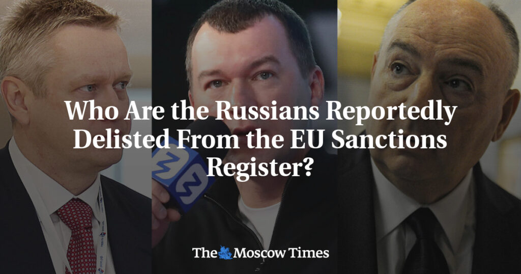 Кто, по сообщениям, был исключен из реестра санкций ЕС? Кто, по сообщениям, был исключен из реестра санкций ЕС?