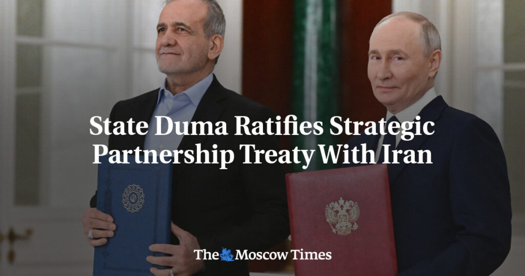 Госдума ратифицировала Договор о стратегическом партнерстве с Ираном Госдума ратифицировала Договор о стратегическом партнерстве с Ираном