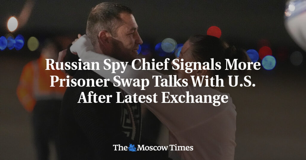 Глава российской разведки намекнул на новые переговоры об обмене заключенными с США после последней сделки Глава российской разведки намекнул на новые переговоры об обмене заключенными с США после последней сделки