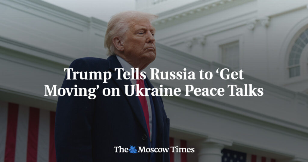 Трамп призывает Россию ускорить мирные переговоры по Украине Трамп призывает Россию ускорить мирные переговоры по Украине