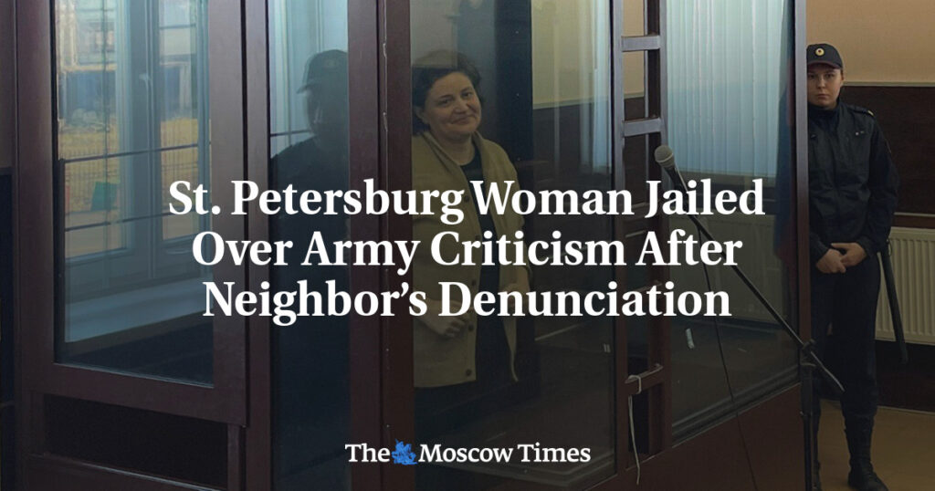 Жительница Санкт-Петербурга арестована за критику армии после доноса соседа