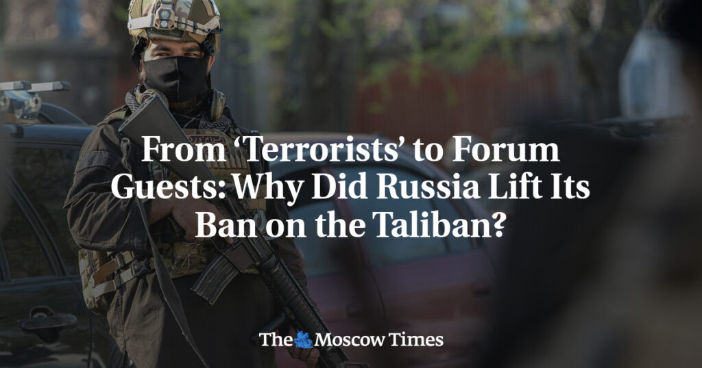 От «террористов» до гостей форума: почему Россия сняла запрет на талибов? От «террористов» до гостей форума: почему Россия сняла запрет на талибов?