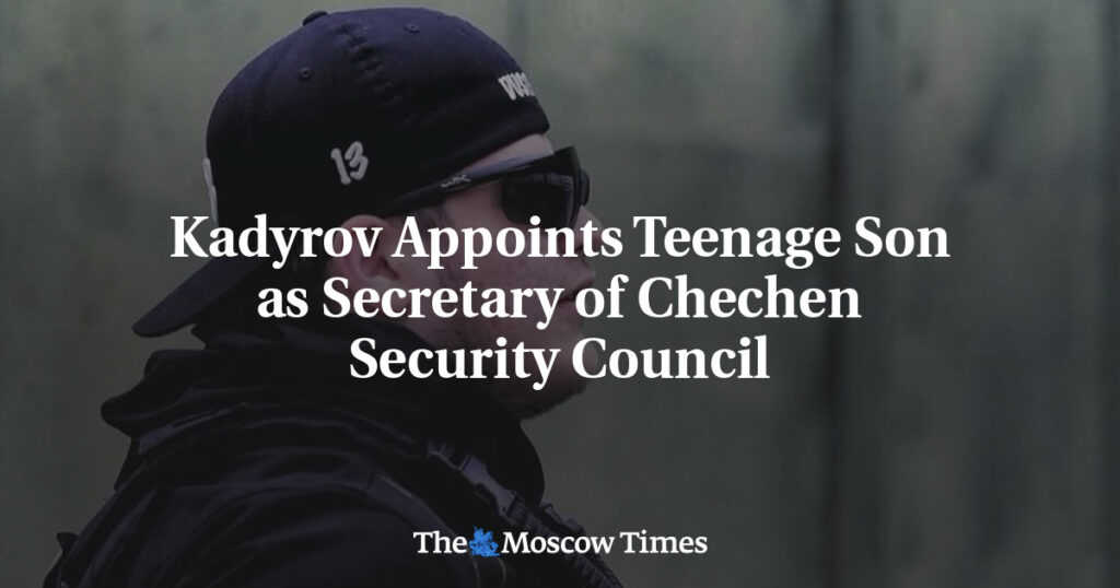 Кадыров Назначил Своего Юного Сына Секретарем Совета Безопасности Чечни Кадыров Назначил Своего Юного Сына Секретарем Совета Безопасности Чечни