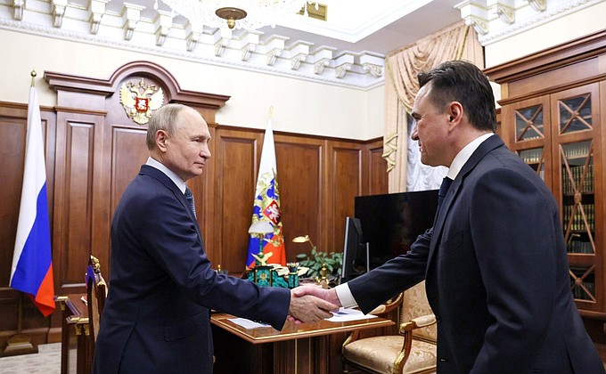 Визит к губернатору Подмосковья Андрею Воробьёву Визит к губернатору Подмосковья Андрею Воробьёву