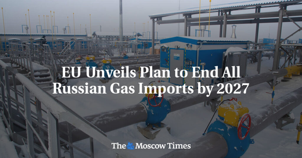 ЕС представил план отказаться от импорта российского газа к 2027 году ЕС представил план отказаться от импорта российского газа к 2027 году