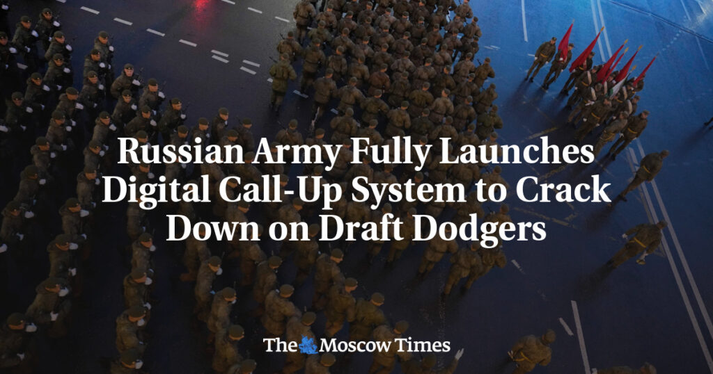 Российская армия полностью внедрила цифровую систему призыва для борьбы с уклонистами Российская армия полностью внедрила цифровую систему призыва для борьбы с уклонистами