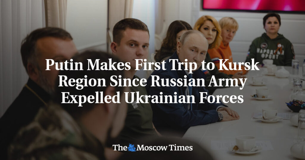 Путин впервые посетил Курскую область после изгнания украинских сил российской армией Путин впервые посетил Курскую область после изгнания украинских сил российской армией
