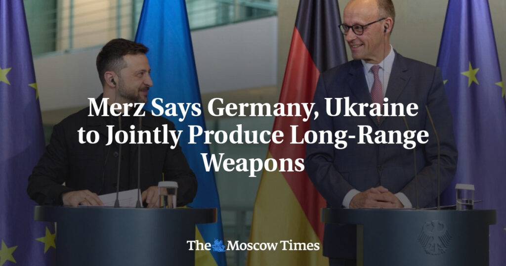 Мерц заявил, что Германия и Украина совместно произведут дальнобойное оружие Мерц заявил, что Германия и Украина совместно произведут дальнобойное оружие