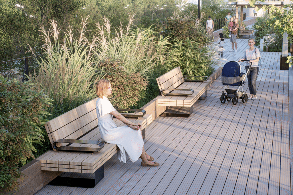 Высокие аллеи. Каким будет парк на месте монорельса Высокие аллеи. Каким будет парк на месте монорельса