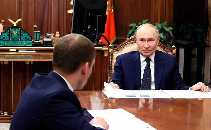 Переговоры с Министром природных ресурсов и экологии Александром Козловым Переговоры с Министром природных ресурсов и экологии Александром Козловым