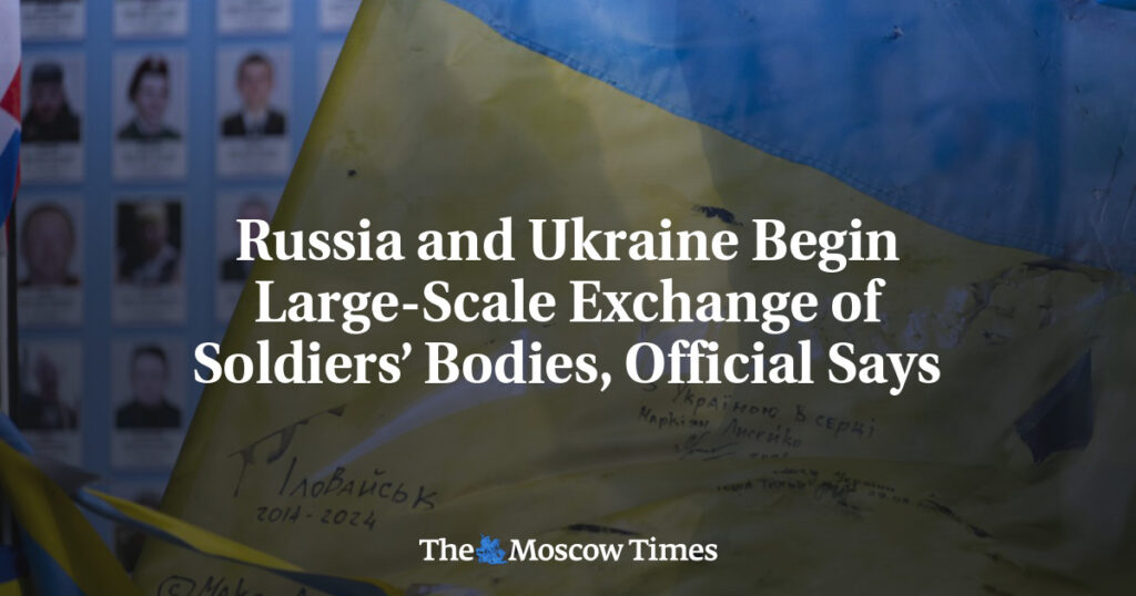 Россия и Украина начали масштабный обмен телами солдат, сообщил представитель Россия и Украина начали масштабный обмен телами солдат, сообщил представитель