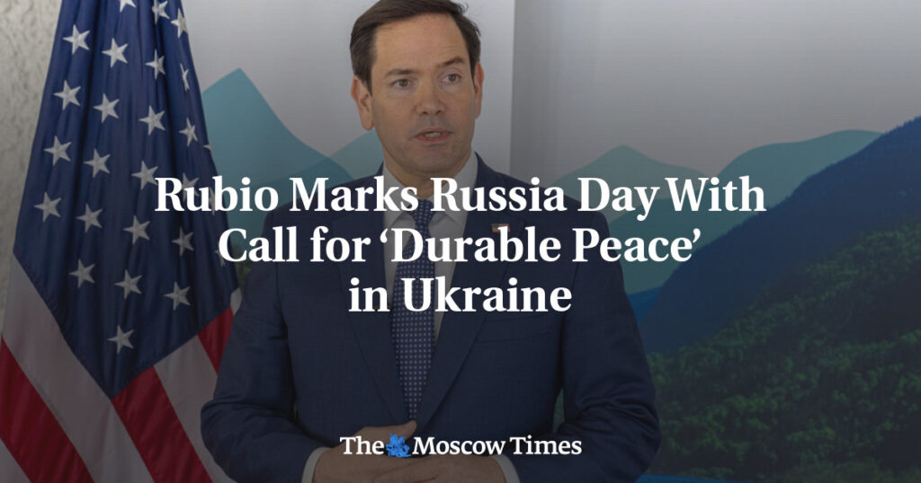 Рубио отмечает День России призывом к «долговременному миру» в Украине