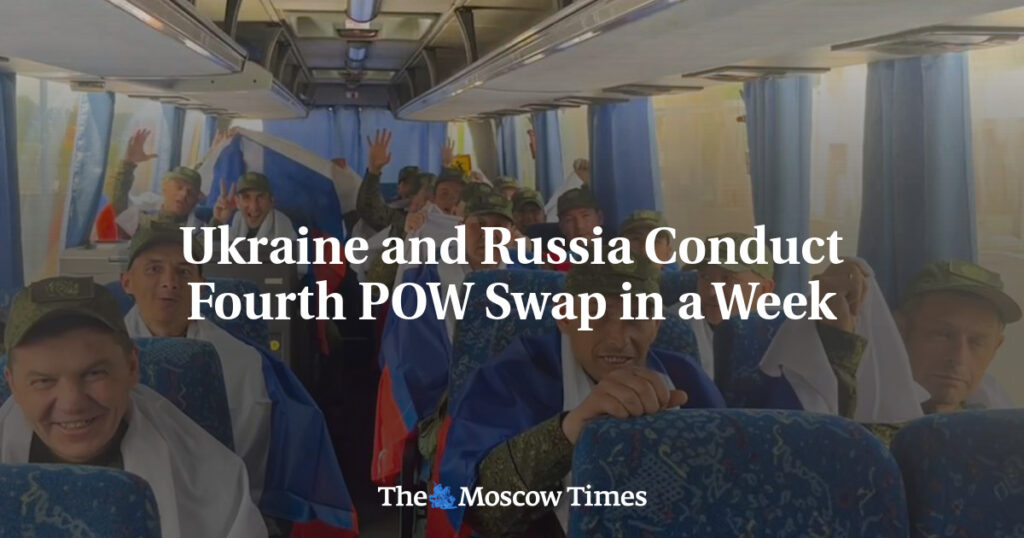 Украина и Россия провели четвертый обмен пленными за неделю Украина и Россия провели четвертый обмен пленными за неделю