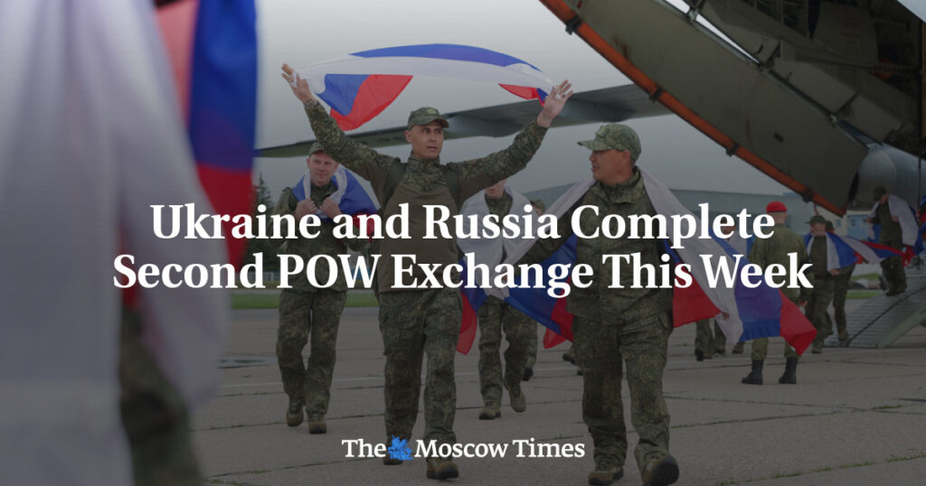 Украина и Россия завершили второй обмен военнопленными на этой неделе Украина и Россия завершили второй обмен военнопленными на этой неделе