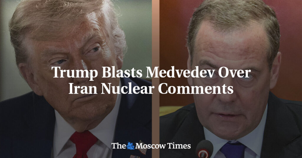 Трамп раскритиковал Медведева за комментарии по ядерной программе Ирана Трамп раскритиковал Медведева за комментарии по ядерной программе Ирана