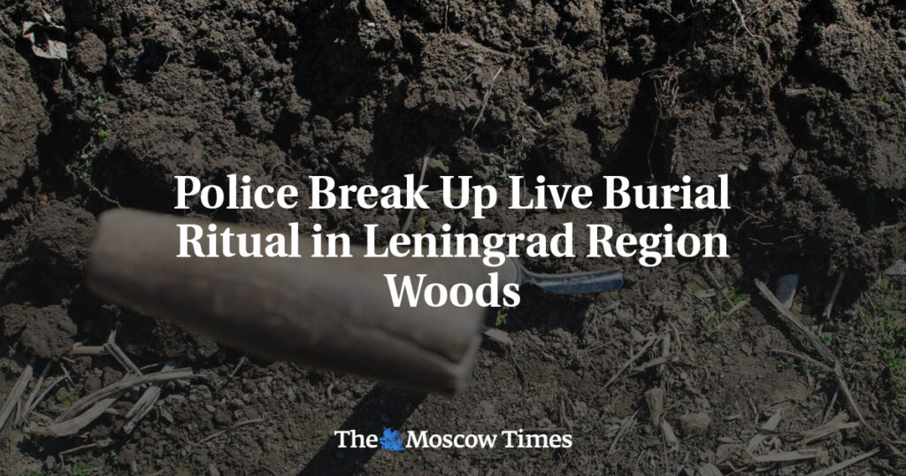Полиция пресекла ритуал живого захоронения в лесах Ленинградской области Полиция пресекла ритуал живого захоронения в лесах Ленинградской области