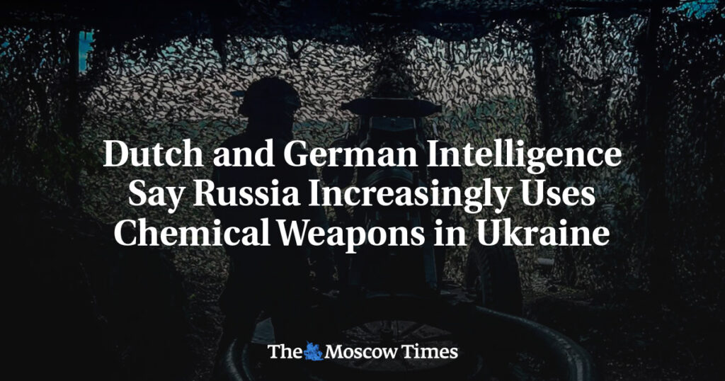 Нидерландская и немецкая разведки заявляют, что Россия всё чаще применяет химическое оружие в Украине