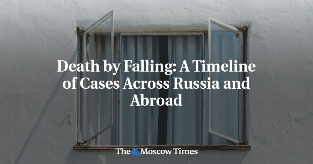 Смерть от падения: хронология случаев в России и за рубежом Смерть от падения: хронология случаев в России и за рубежом