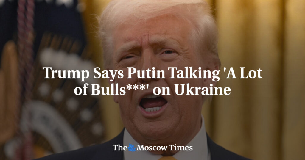 Трамп обвиняет Путина во лжи по поводу Украины Трамп обвиняет Путина во лжи по поводу Украины