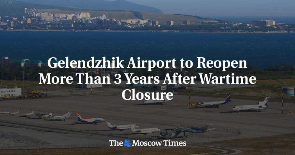 Аэропорт Геленджика возобновит работу более чем через 3 года после закрытия в военное время