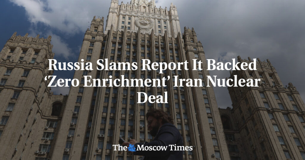 Россия раскритиковала доклад о поддержке сделки с Ираном по “нулевому обогащению” Россия раскритиковала доклад о поддержке сделки с Ираном по “нулевому обогащению”