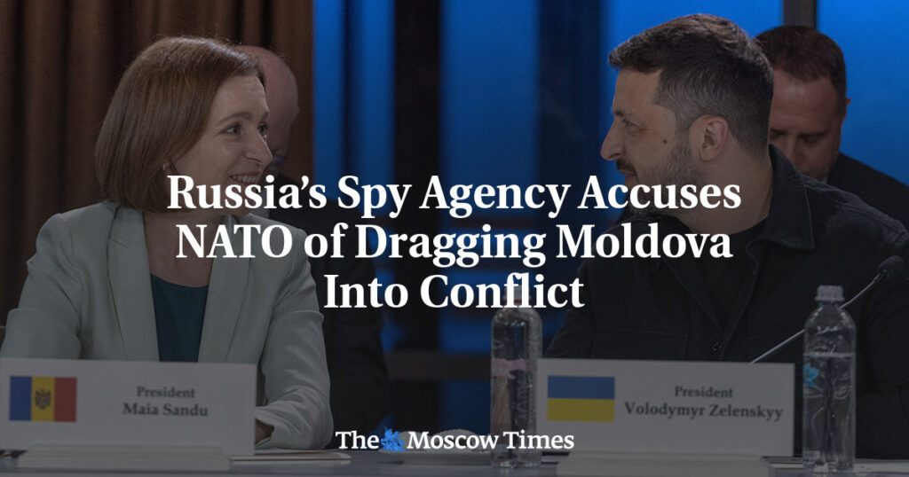 Российская разведка обвиняет НАТО в втягивании Молдавии в конфликт Российская разведка обвиняет НАТО в втягивании Молдавии в конфликт