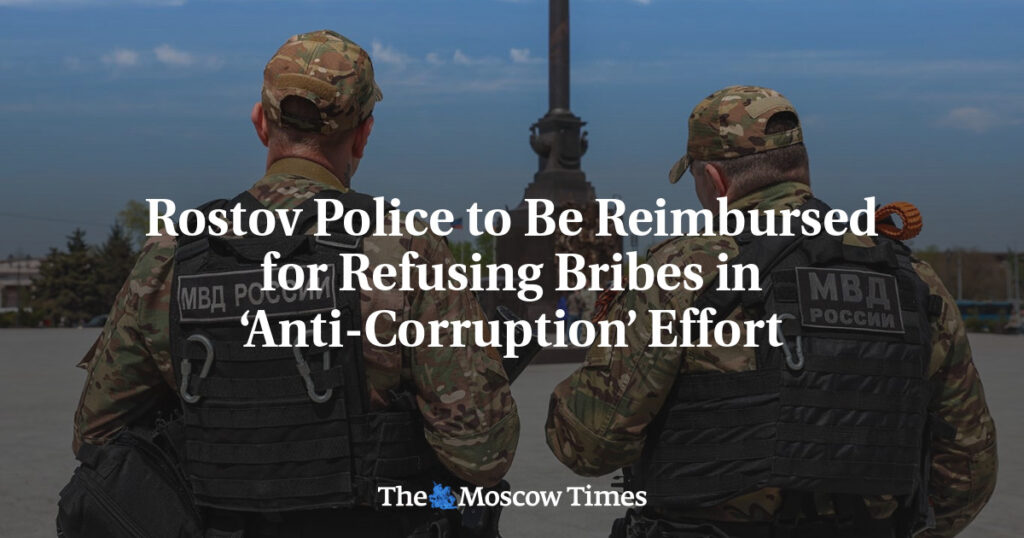 Ростовским полицейским возместят средства за отказ от взяток в рамках антикоррупционной инициативы Ростовским полицейским возместят средства за отказ от взяток в рамках антикоррупционной инициативы