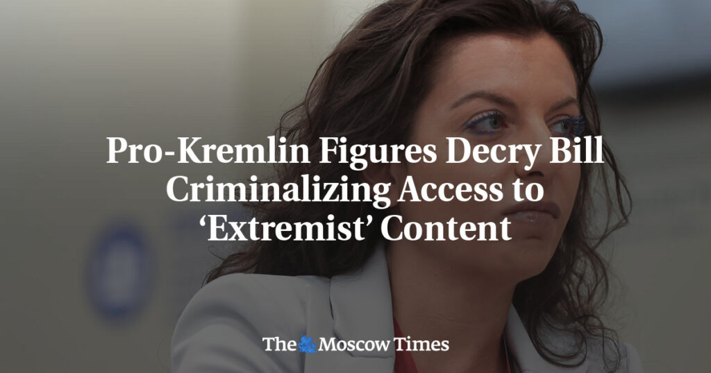 Пророссийские деятели осуждают законопроект о криминализации доступа к «экстремистскому» контенту Пророссийские деятели осуждают законопроект о криминализации доступа к «экстремистскому» контенту