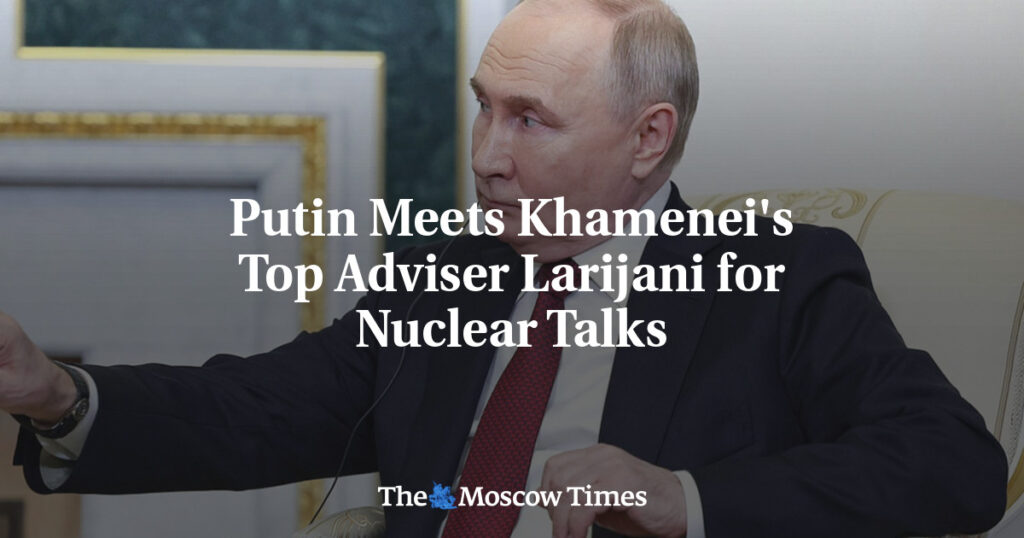Путин встретился с главным советником Хаменеи Лариджани для обсуждения ядерной программы Путин встретился с главным советником Хаменеи Лариджани для обсуждения ядерной программы