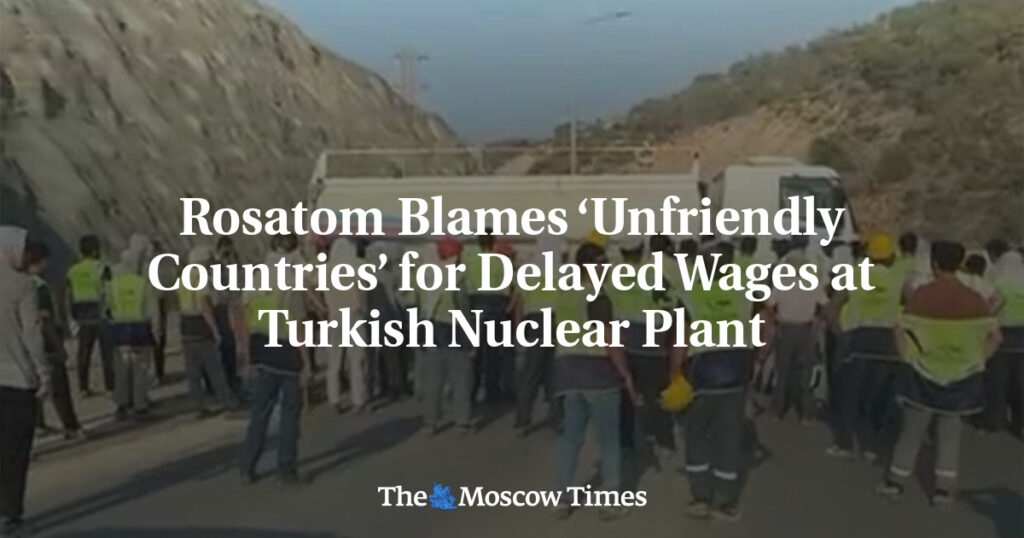 Росатом обвинил «недружественные страны» в задержке зарплат на турецкой АЭС Росатом обвинил «недружественные страны» в задержке зарплат на турецкой АЭС