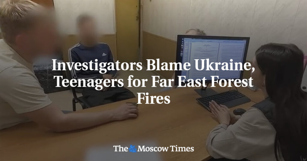 Следователи обвиняют Украину и подростков в лесных пожарах на Дальнем Востоке Следователи обвиняют Украину и подростков в лесных пожарах на Дальнем Востоке
