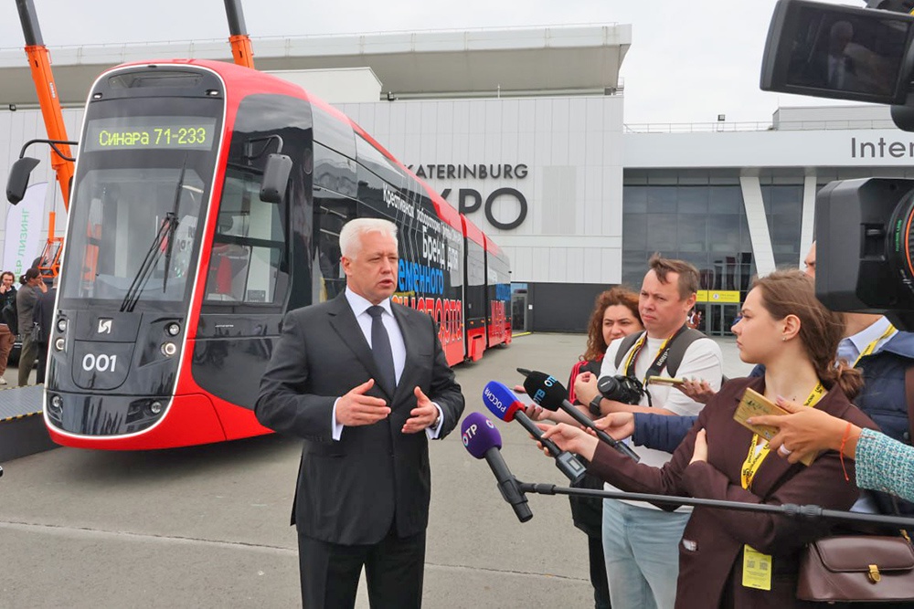 На “Иннопроме-2025” презентовали трехсекционный трамвай с автопилотом На “Иннопроме-2025” презентовали трехсекционный трамвай с автопилотом