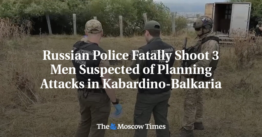 В Кабардино-Балкарии полиция застрелила троих мужчин, подозреваемых в планировании атак