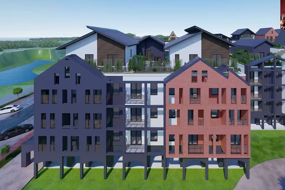 В Калининграде застройщики предложили строить коттеджи на крышах многоэтажек. В Калининграде застройщики предложили строить коттеджи на крышах многоэтажек.