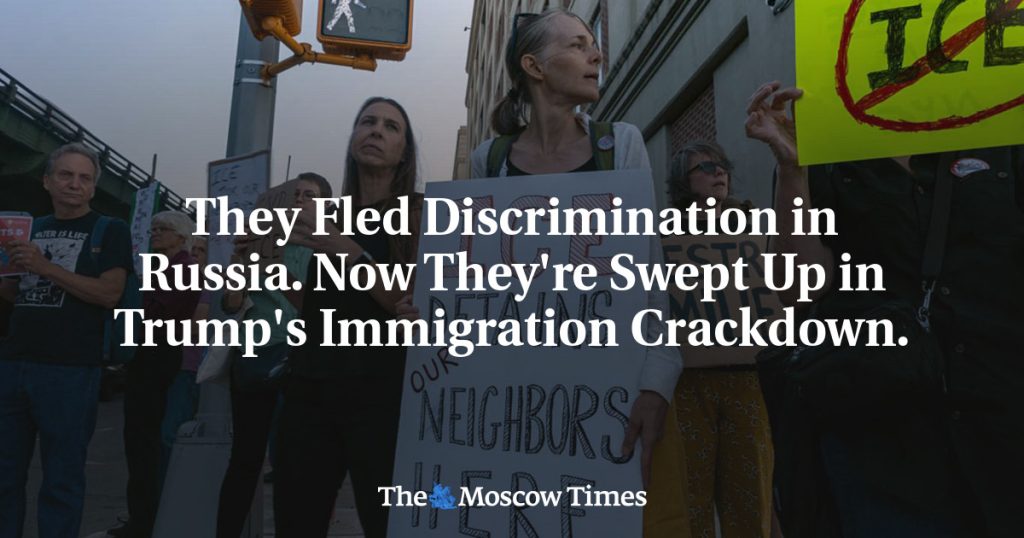 Они сбежали от дискриминации в России. Теперь их коснулось ужесточение иммиграционной политики Трампа. Они сбежали от дискриминации в России. Теперь их коснулось ужесточение иммиграционной политики Трампа.