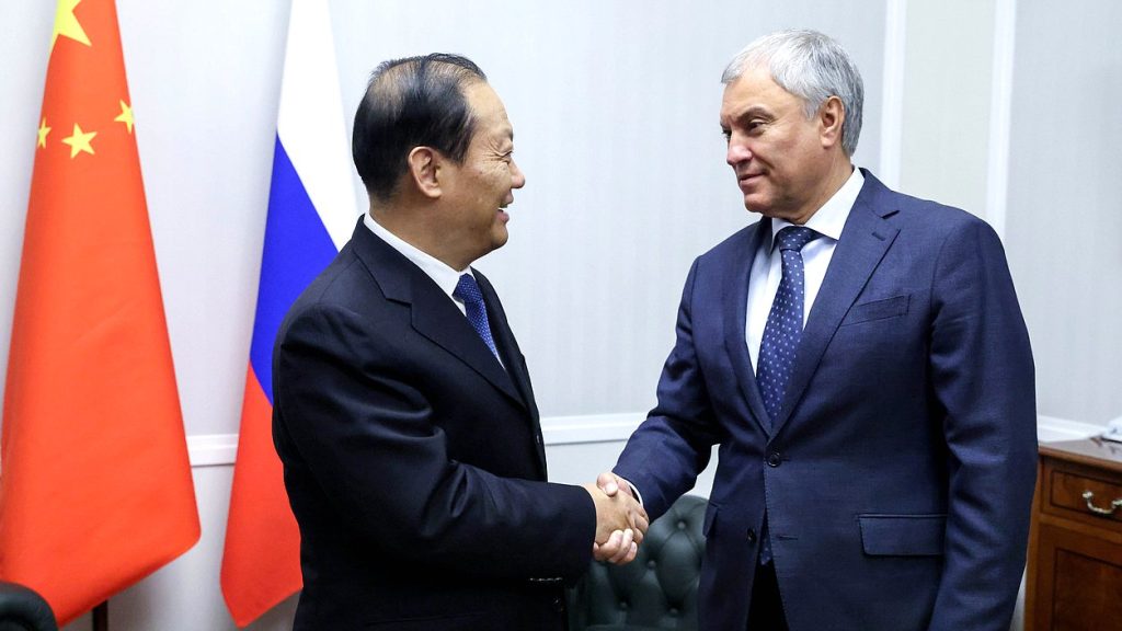 Вячеслав Володин: рабочая группа российско-китайской межпарламентской комиссии демонстрирует эффективность. Вячеслав Володин: рабочая группа российско-китайской межпарламентской комиссии демонстрирует эффективность.