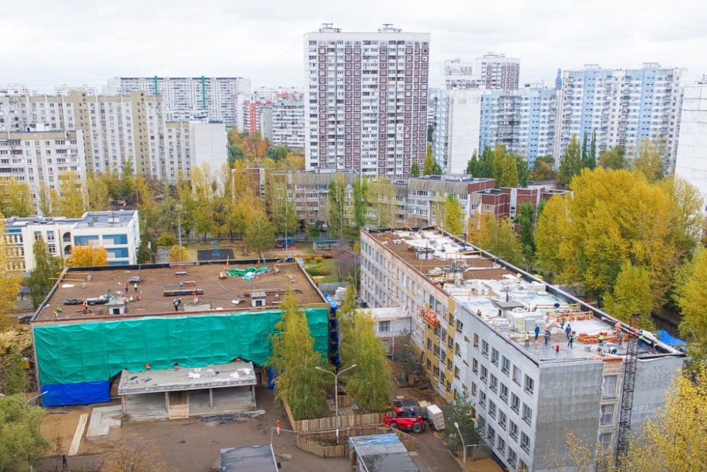 Собянин: В Марьино на Мячковском бульваре обновляем три школы сразу Собянин: В Марьино на Мячковском бульваре обновляем три школы сразу