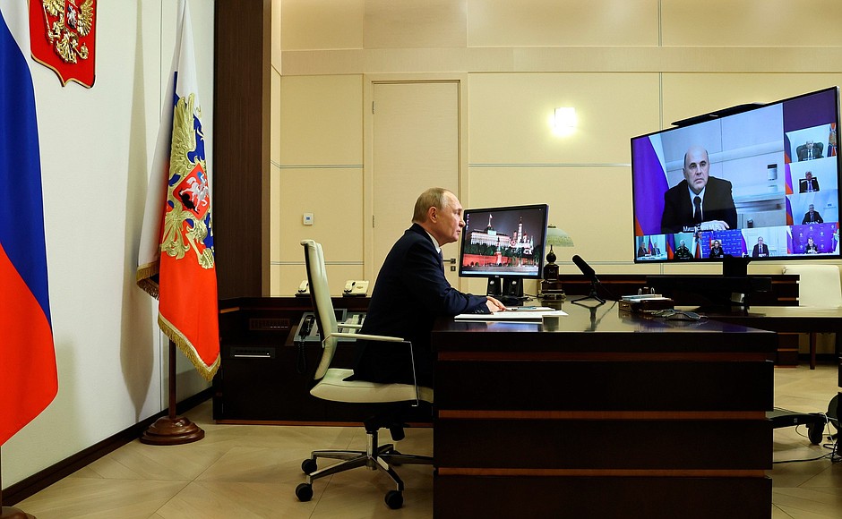 Совещание с постоянными членами Совета Безопасности. Совещание с постоянными членами Совета Безопасности.