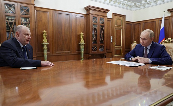 Встреча с Владимиром Потаниным, главой компании «Норникель» Встреча с Владимиром Потаниным, главой компании «Норникель»