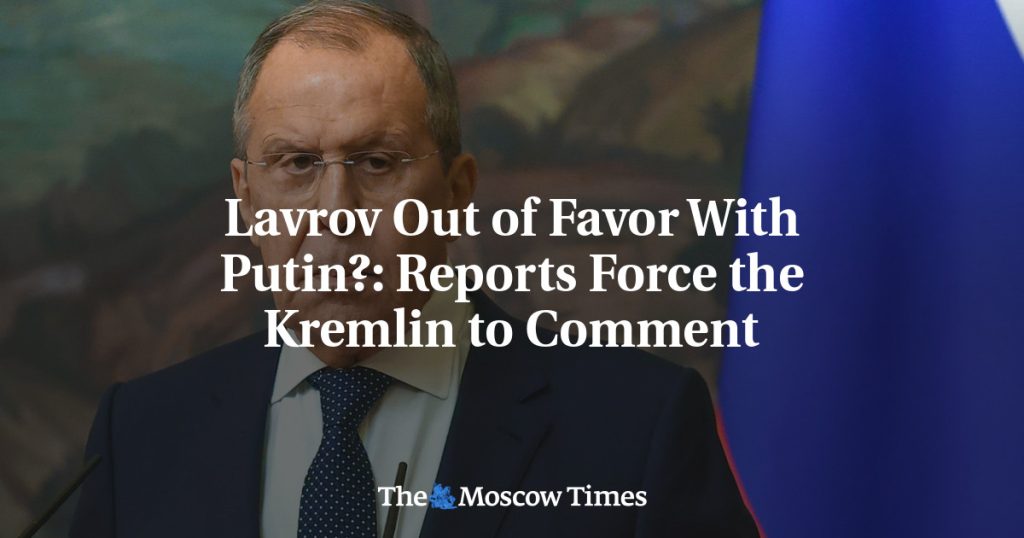 Лавров потерял расположение Путина? Сообщения вынуждают Кремль прокомментировать