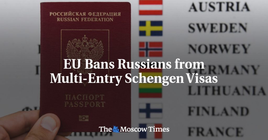 ЕС запретил россиянам многоразовые шенгенские визы ЕС запретил россиянам многоразовые шенгенские визы