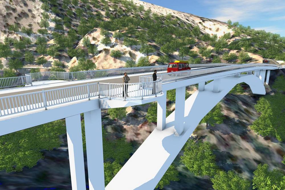 В Крыму на пути к Новому Свету появится воздушный мост высотой более 40 метров В Крыму на пути к Новому Свету появится воздушный мост высотой более 40 метров