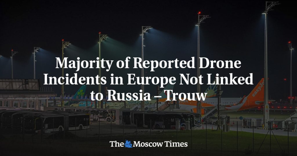 Большинство зарегистрированных инцидентов с дронами в Европе не связано с Россией – Trouw