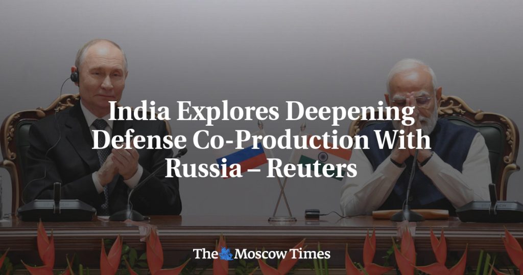 Индия изучает углубление совместного производства вооружений с Россией – Reuters