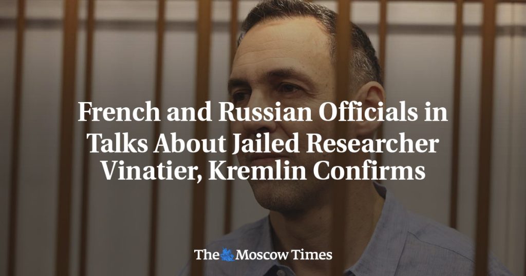 Кремль подтвердил переговоры между французскими и российскими чиновниками о заключенном исследователе Винатье