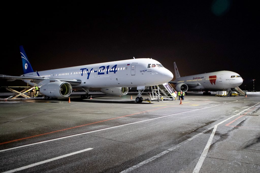 Полностью импортозамещенный Ту-214 получил одобрение главного изменения типовой конструкции