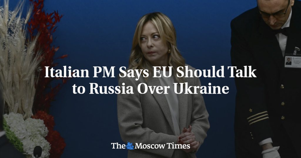Премьер-министр Италии призывает ЕС к переговорам с Россией по Украине