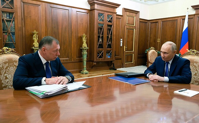 Переговоры с Маратом Хуснуллиным, Заместителем Председателя Правительства Переговоры с Маратом Хуснуллиным, Заместителем Председателя Правительства