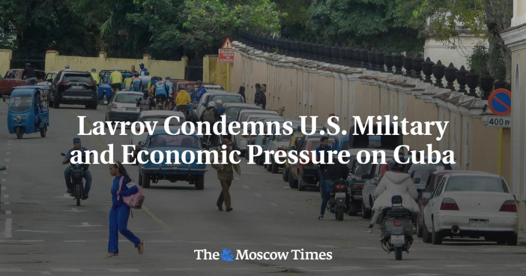 Лавров осудил военное и экономическое давление США на Кубу