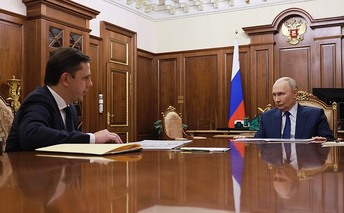 Встреча с губернатором Орловской области Андреем Клычковым Встреча с губернатором Орловской области Андреем Клычковым